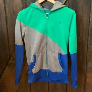 Hurley Nike Therma Fit zip up hoodie